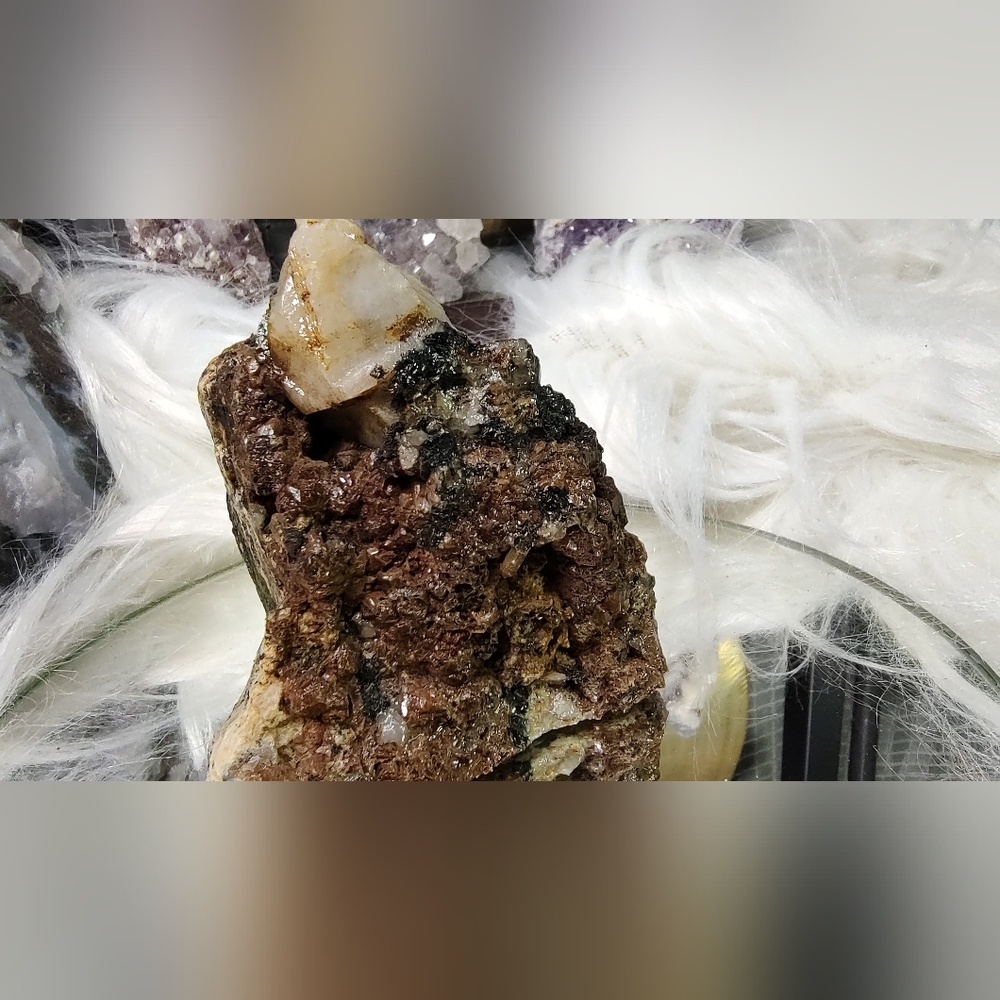 Rare Andradite Garnet & Epidote Cluster (Nelson,B.C. Mine) - Picture 11 of 14